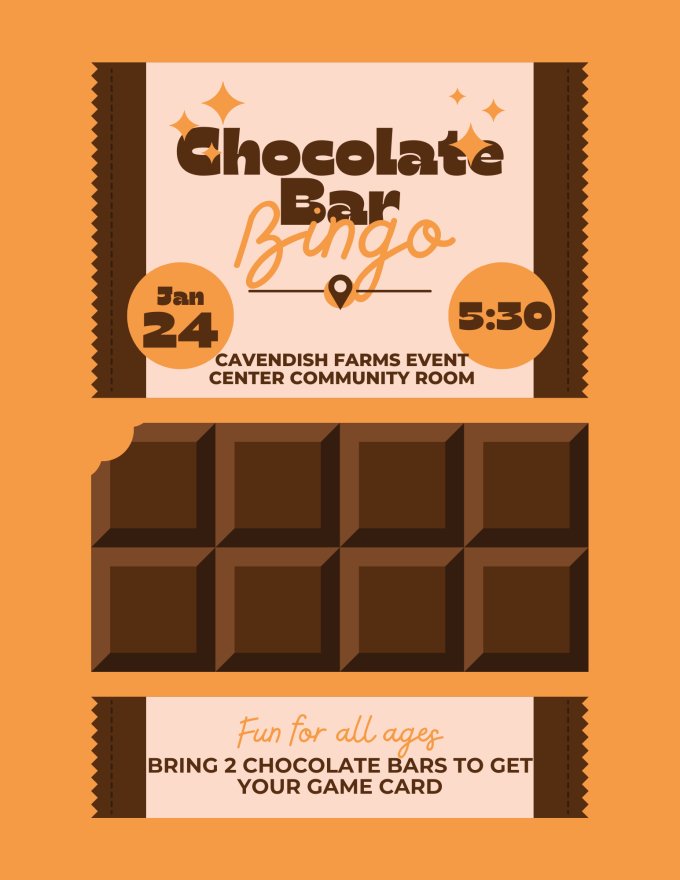 Chocolate Bar Bingo